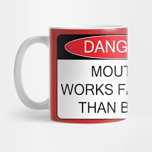 Danger Mouth works faster Mug